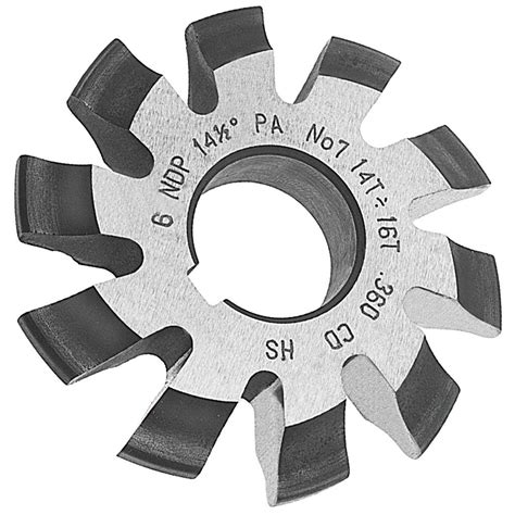 gear cutter for cnc|Involute Gear Cutter, Module 1.5, Pressure Angle 20, Cutter .